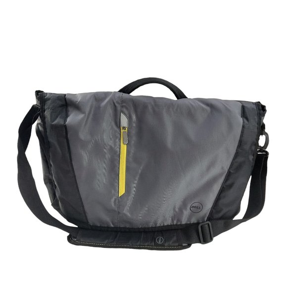 Dell Tek Messenger Notebook Carrying Case 17" Black Adjustable Strap Unisex - Picture 1 of 10